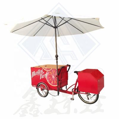 Video Suporte Técnico Carrinho de Venda Bicicleta de sorvete com bateria Loja de alimentos Bicicleta de alimentos