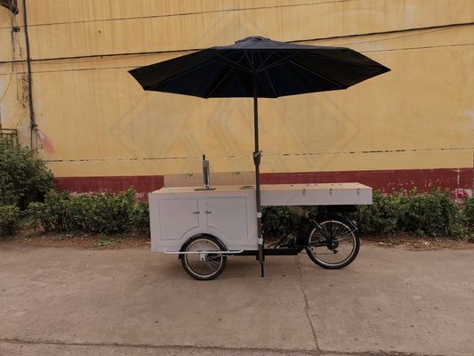 Materiais primários Fabricante de lanches de vegetais para venda de cerveja na rua Carrinho de bicicletas Carrinho móvel de alimentos
