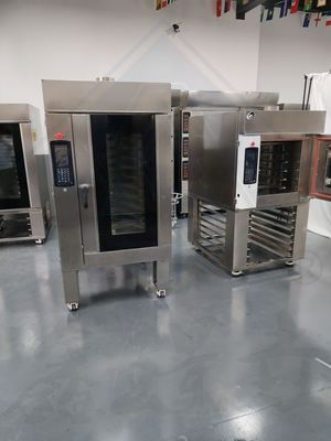 Forno industrial elétrico de 15 bandejas para automação de padarias comerciais em equipamentos de padaria