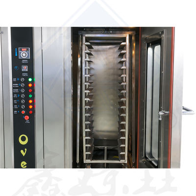 A base de água 32 Cozinha Gas Rotativo Industrial Elétrico Rotativo Forno de Pão Automático