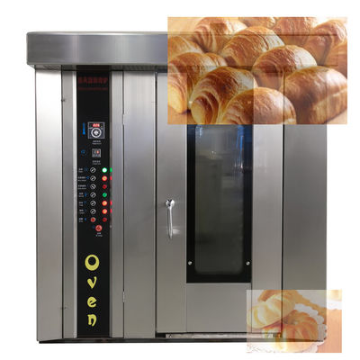 Forno rotativo de gasóleo diesel para pão com gama de temperatura de temperatura ambiente-400