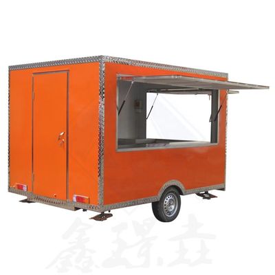 Equipamento de fast food de lazer Caminhão de lanches de alimentos personalizados para fritas fritas móveis Vending