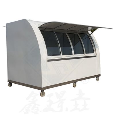 Carrinho de cachorro-quente comercial com tamanho 285*200*215 e matéria prima de milho