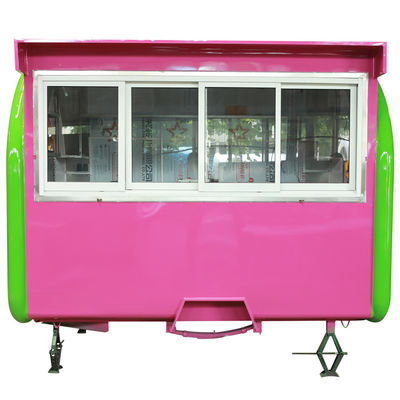 Carrinho de venda de waffles de rua personalizado Quiosque de comida quente para venda 220V