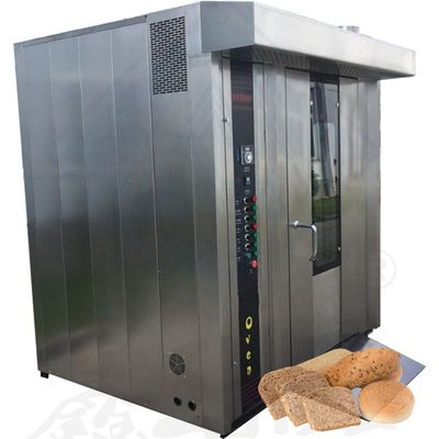 Forno rotativo de estante de queima de gás comercial para demandas profissionais de assar e cozinhar
