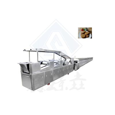 Máquina de fabricação de biscoitos e biscoitos de alta produtividade para produção de fornos de túnel
