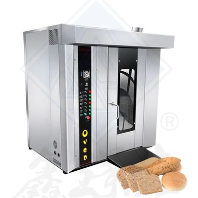 16 bandejas de gás Forno rotativo de panificação para padaria Equipamento da indústria alimentar