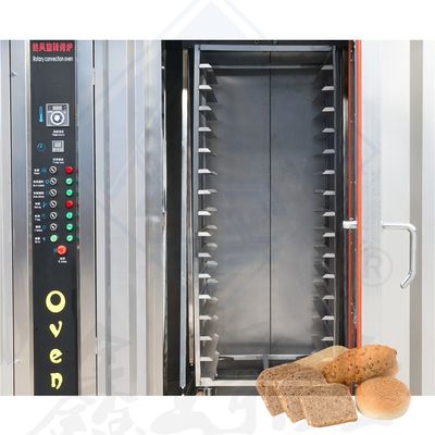 Fácil de operar 16/32 bandeja forno de convecção elétrica com frigorífico de ar quente e melhorar