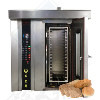Forno de convecção de ar quente para padaria Forno rotativo Máquinas de processamento de alimentos