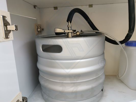 Carrinho de venda de triciclos elétricos de aço inoxidável isolado para sorvete e vegetais