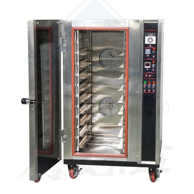 Preços acessíveis Elétrico 8 bandejas Capacidade Forno rotativo de rack para máquina de fabricação de padaria