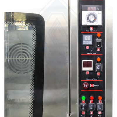 Forno de convecção a gás comercial 8 bandejas Ideal para assar bolo em lanches