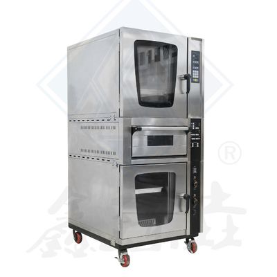 Máquina de processamento de alimentos 10 bandejas Gas elétrico Forno de convecção de ar quente comercial para assar