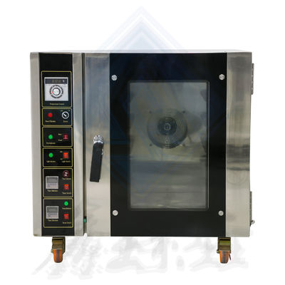 Forno a gás de pequeno porte para cozimento comercial elétrico de 5 bandejas Pão 905x1280x955mm