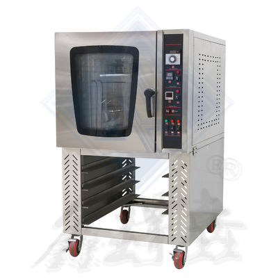Forno a gás de pequeno porte para cozimento comercial elétrico de 5 bandejas Pão 905x1280x955mm