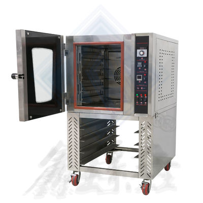 Forno a gás de pequeno porte para cozimento comercial elétrico de 5 bandejas Pão 905x1280x955mm