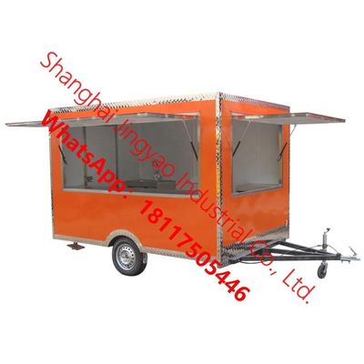 Água Matéria-Prima 1.5kw Carrinho de alimentação móvel/Vendendo FoodTruck/Trailer de alimentação móvel JY-BT300