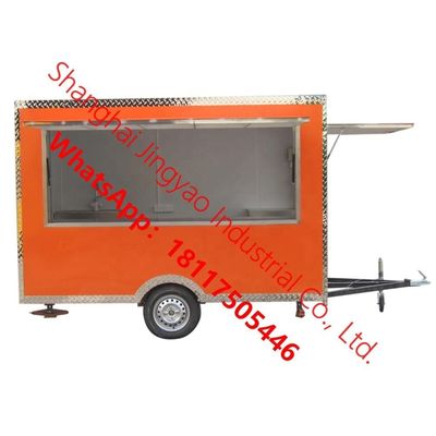 Água Matéria-Prima 1.5kw Carrinho de alimentação móvel/Vendendo FoodTruck/Trailer de alimentação móvel JY-BT300