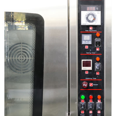 8 bandejas porta-bandeira giratória Forno de panificação a gás para lanches Equipamento de panificação de alimentos a bons preços