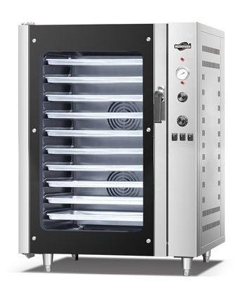 Fonte de energia elétrica Equipamento da indústria alimentar Forno de panificação 10 bandejas Forno de rack rotativo