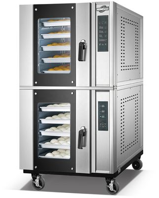 Fonte de energia elétrica Equipamento da indústria alimentar Forno de panificação 10 bandejas Forno de rack rotativo