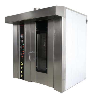 Máquina de processamento de alimentos 32 bandejas Forno de pizza rotativo para equipamentos completos de padaria