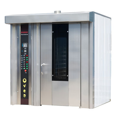 Máquina de processamento de alimentos 32 bandejas Forno de pizza rotativo para equipamentos completos de padaria