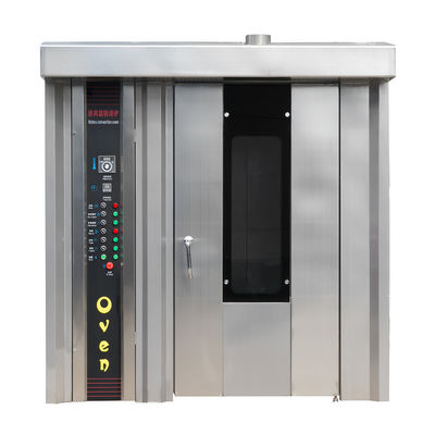 Máquina de processamento de alimentos 32 bandejas Forno de pizza rotativo para equipamentos completos de padaria