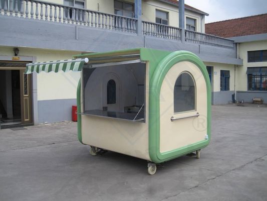 Trailer de comida móvel de concessão rápida com cozinha completa de aço galvanizado
