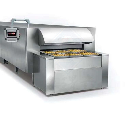 Forno elétrico para cozimento de biscoitos e batatas fritas em 22.5 x 32.5 x 24.5cm Design de túnel