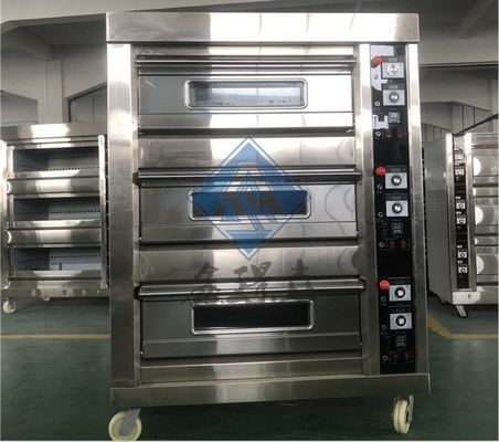 Forno de pizza de padaria a gás Forno clássico para assar pão em cozinhas comerciais