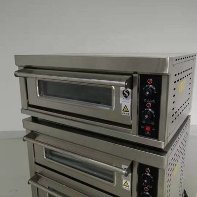 0.1kw Forno Elétrico de Forno para Pão 3 Deck 12 bandejas com controle de temporizador / máquina de panificação