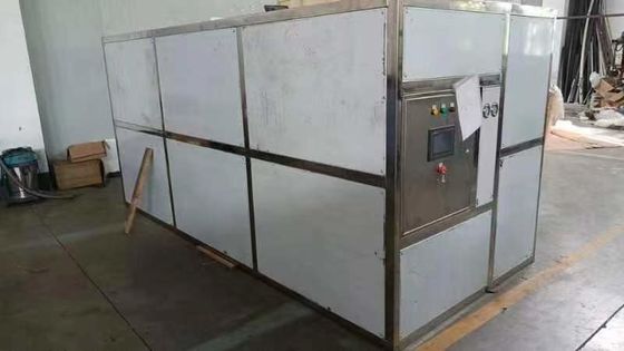 TECUMSEH Compressor Máquina de fabricação de gelo industrial de aço inoxidável com capacidade diária de 2T 3T 5T