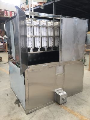 TECUMSEH Compressor Máquina de fabricação de gelo industrial de aço inoxidável com capacidade diária de 2T 3T 5T