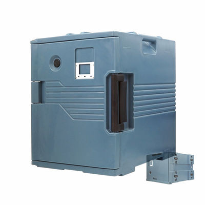 Caixa de armazenamento de alimentos de rotomoulding isolada para controlo e conservação da temperatura