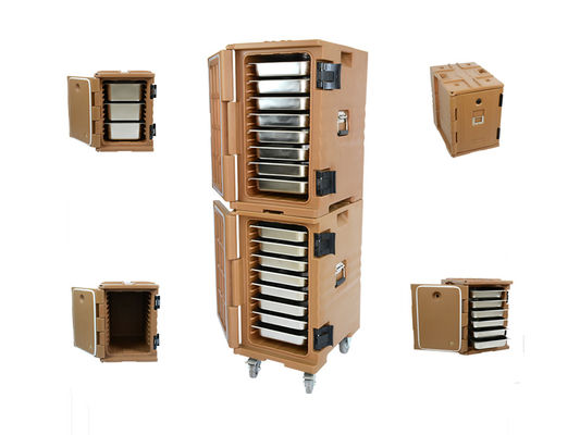 Caixa de armazenamento de alimentos de rotomoulding isolada para controlo e conservação da temperatura