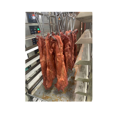 380V 32 bandejas de gás Frango assado Suco de porco Carne de bovino Grãos picados Máquina de cozinhar