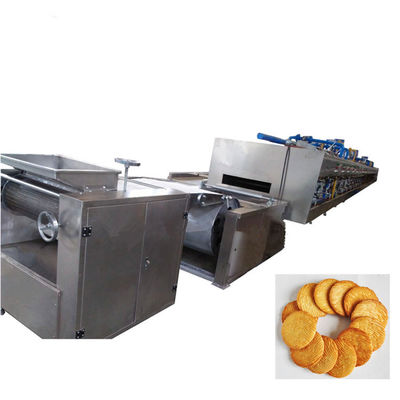 Lojas de alimentos e bebidas Panaderia industrial Forno de túnel Linha de produção 100-200 kg/h Capacidade