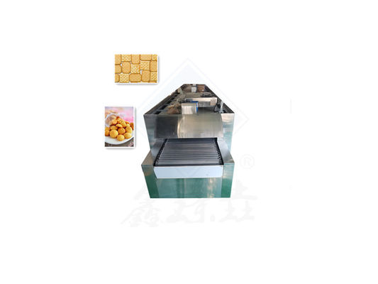 Fornos de túnel elétricos semiautomáticos para linha de produção de pão e bolo