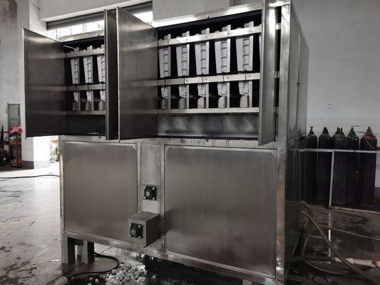 Máquina de fabricação de gelo de resfriamento por ar industrial de alta produtividade 22x22x22mm/28x28x22mm