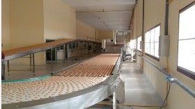 2020 Forno de túnel de padaria comercial para processamento de biscoitos fácil de operar e durável