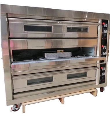 Forno comercial a gás para controlo preciso da temperatura
