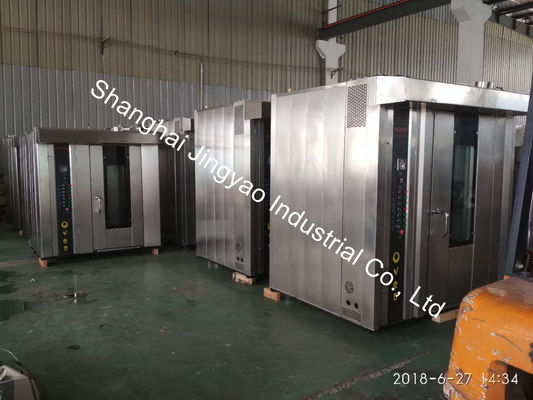 Equipamento de panificação a gás 34 e 68 bandejas Forno rotativo de ar quente para assar 200 kg/por pão