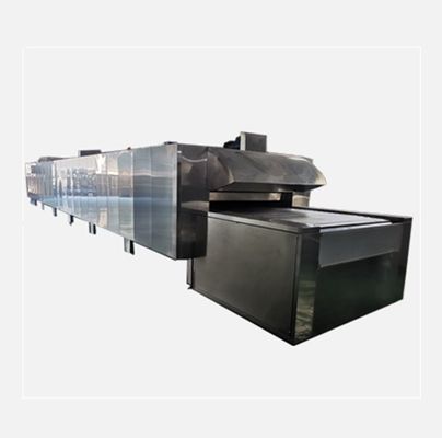 Forno de túnel de gás elétrico para linha de produção Equipamento de panificação de pão fácil de operar