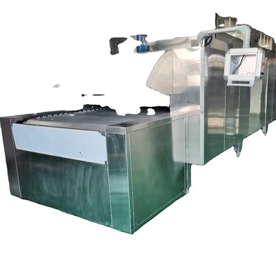 Forno de túnel de biscoitos industriais de alta produção multifuncional com farinha de trigo