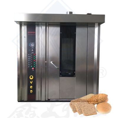 Forno elétrico rotativo de aço inoxidável de 50,5 kW para produção de pão de bolo de biscoito