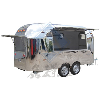 Fornecimento direto 4M Design de eixo único/dobro camião de alimentos móvel com material de água