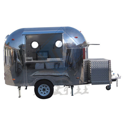 3M Single/Double Axles Design Mobile Customized Industrial Mobile Food Truck de aço inoxidável