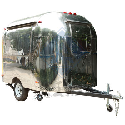 Baseado em água 2.8M Single/Double Axles Design Mobile Personalizado Food Snack Truck Direct