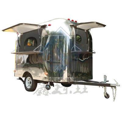 Baseado em água 2.8M Single/Double Axles Design Mobile Personalizado Food Snack Truck Direct